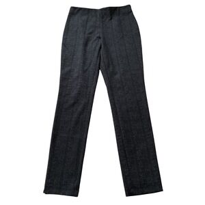 Tribal Womens Glen Plaid Pull On Leggings Slim Dress Pants Grey Size PS